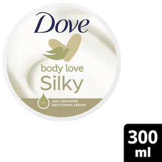 Κρέμα σώματος DOVE silky pampering - Θρεπτική  & Ενυδατική 300ml.