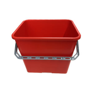 Κουβαδάκι καμαριέρας με χερούλι 6 λίτρων. Κόκκινο.