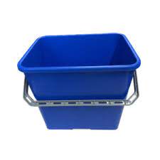 Κουβαδάκι καθαρίστριας με χερούλι 6 λίτρων . Μπλε.