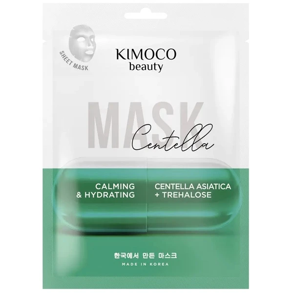 Kimoco Beauty Centella Asiatica & Trehalose Mask Καταπραϋντική & Ενυδατική Μάσκα Προσώπου 23ml