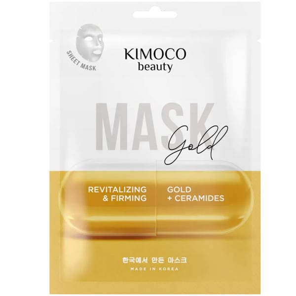Kimoco Beauty Colloidal Gold & Ceramides Mask Αναζωογονητική & Συσφικτική Μάσκα Προσώπου 23ml