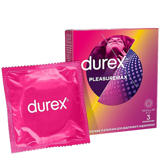 DUREX PLEASURE MAX ΠΡΟΦΥΛΑΚΤΙΚΑ 3τμχ
